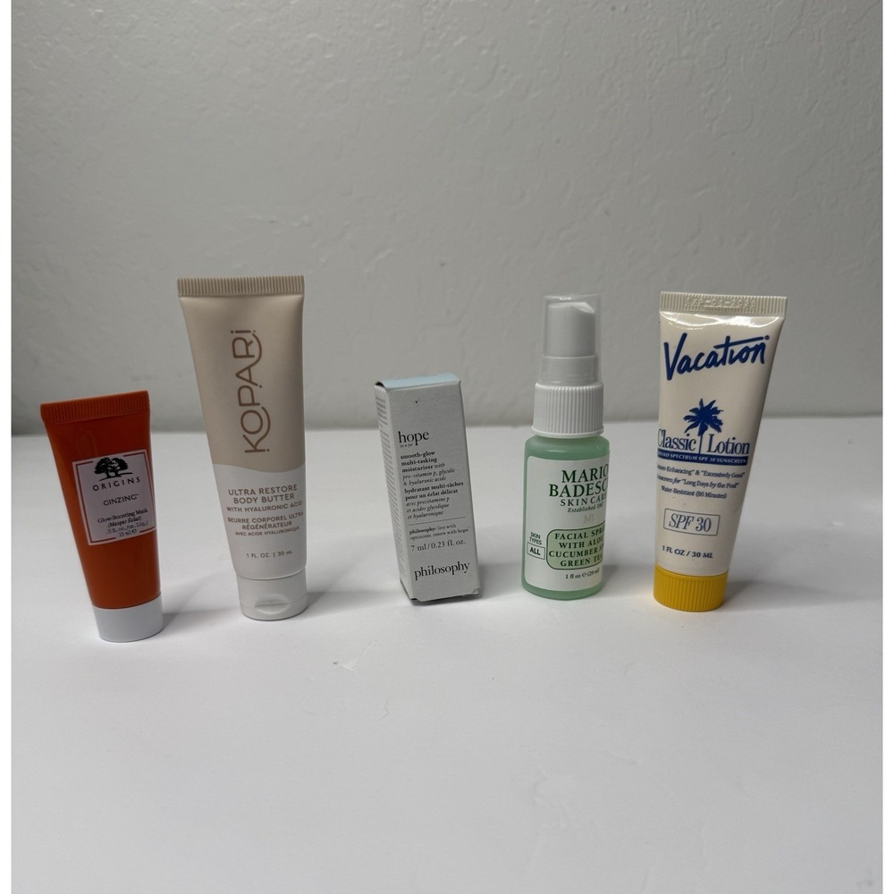 Travel Size Lotion Moisturizer Facial Spray SPF Aloe Vacation Bundle All New